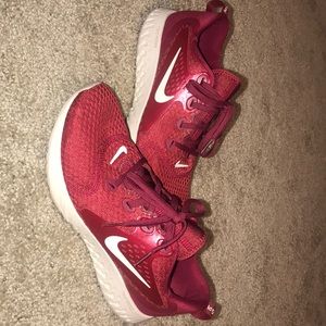 Red Nike Legend React Running Shoes